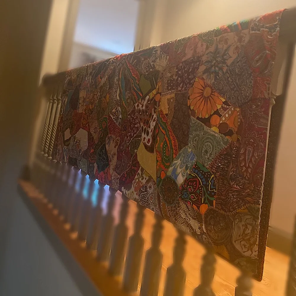 OOAK Family Heirloom Crazy Quilt - Handmade by Grandma Ella Anderson
